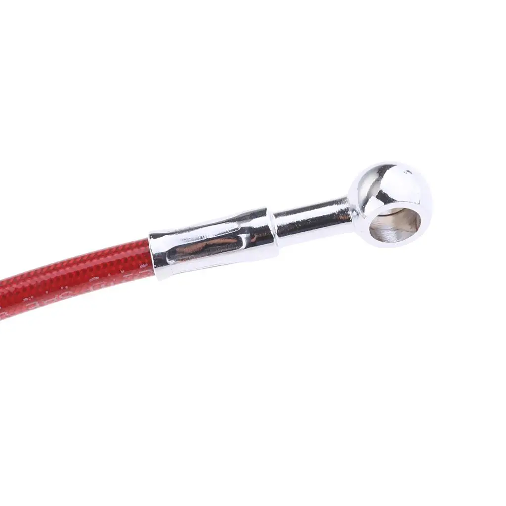High Performance Motorcycle Brake Hose Metal Braided Hydraulic Brake Cable for Universal Bike Replacement