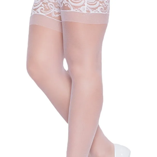 セクシーな太もものレースのストッキング、くり抜かれたレギンス、ホットな穴あけメッシュストッキング