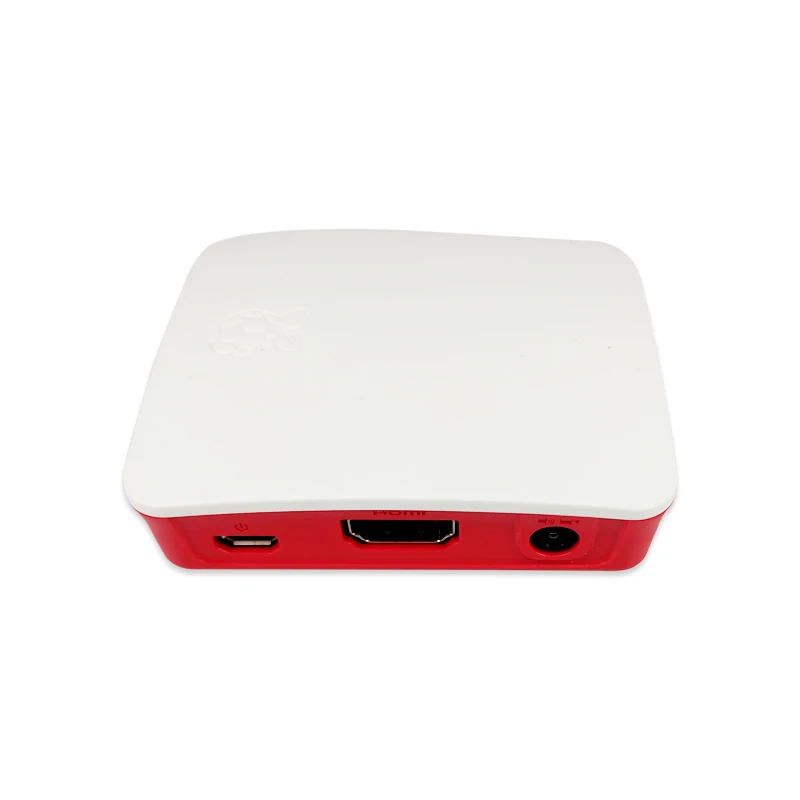 Funda oficial RPI para Raspberry Pi 3 Modelo A+ Pi 3A+ Carcasa de color rojo y blanco