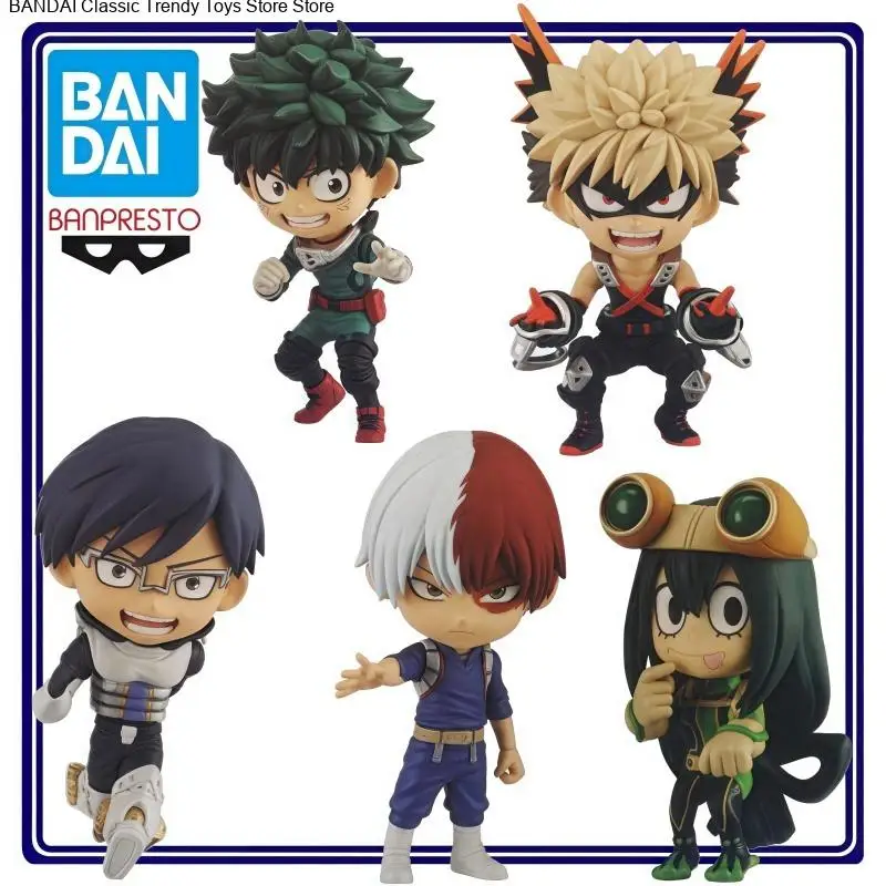 

Оригинальный BANDAI Banpresto My Hero Academia аниме персонаж периферийные устройства ПВХ Q версия фигурка Коллекционные игрушки в штучной упаковке бутик подарки