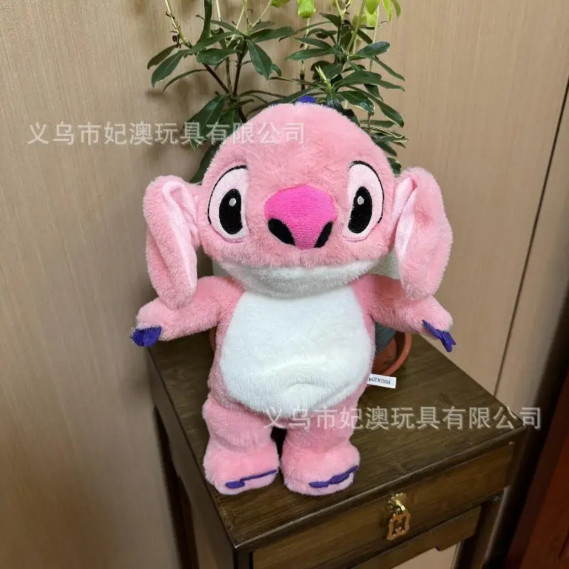 Comforting Stitch Plush Toys Before Bedtime Breathing Glowing Stretchable Child Fun Baby Doll Puzzle Toys Holiday Birthday Gifts