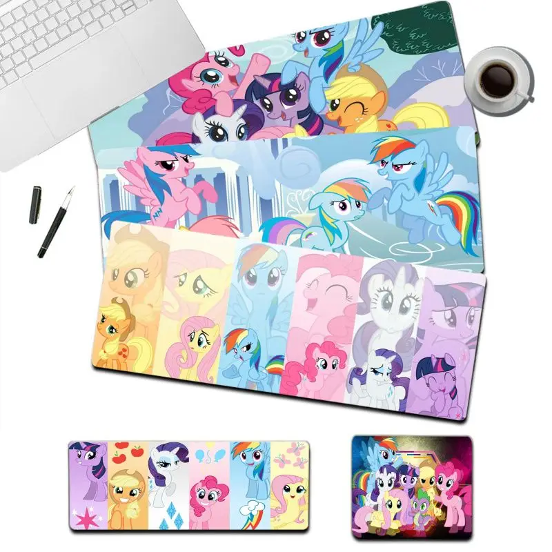 

Cartoon M-My L-Little P-Pony Mousepad Fashion Unique Desktop Pad Game Mousepad Size for Customized mouse pad for CS GO PUBG