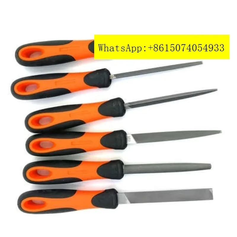 1 Pcs Swedish Baigu Bahco Set 4-inch Fine Tooth File Flat Round Triangular