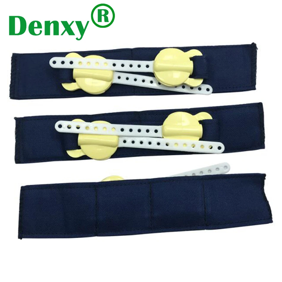 Denxy 5 Stücke Orthodontische Extraorale Ankerkopfkappe Mit Sicherheitsmodul Hochzugstarker Kopfschutz Sicherheits-Nackengurt Zahnspange Ortho – Detail 1