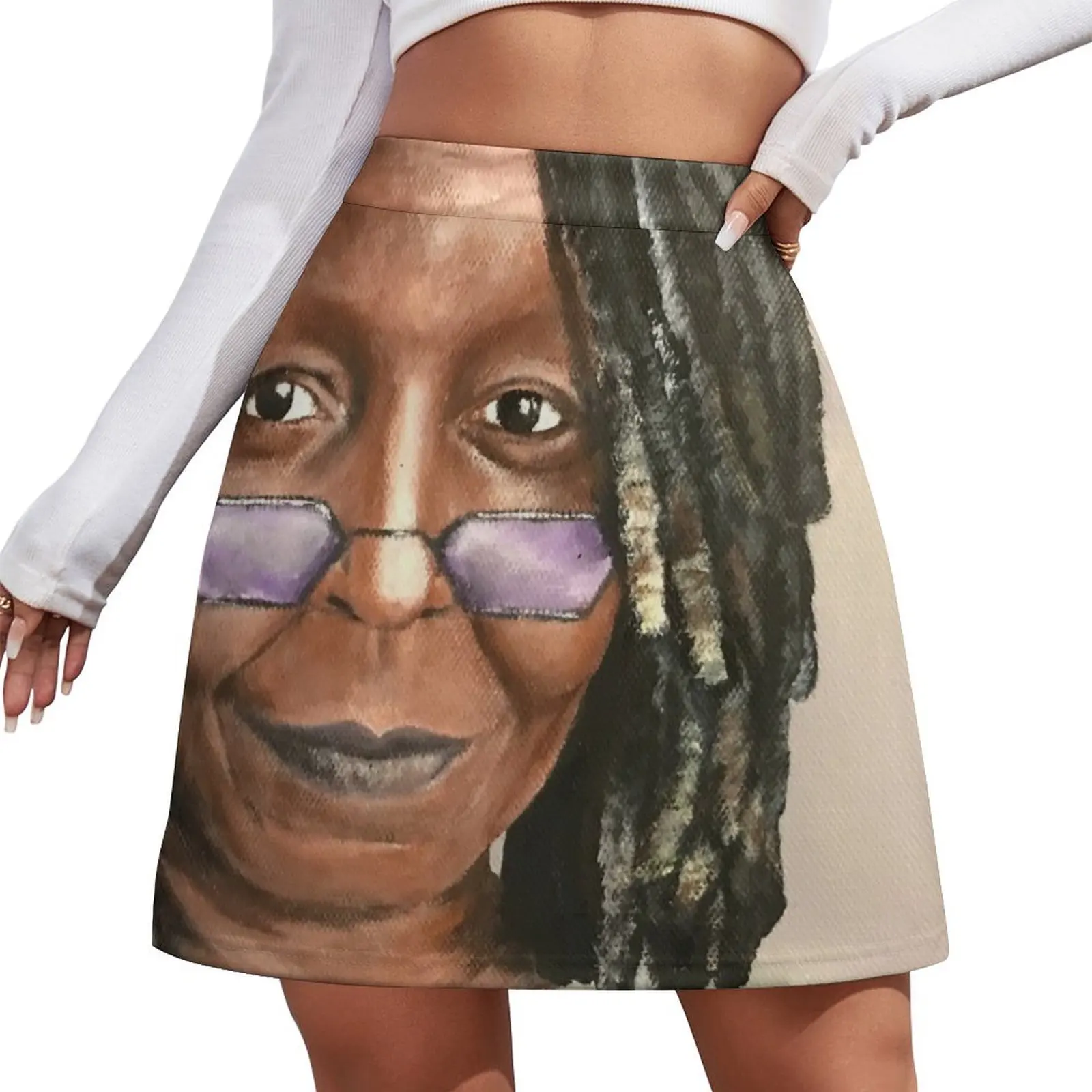 

Whoopi Goldberg painting Mini Skirt kawaii skirt luxury women skirts