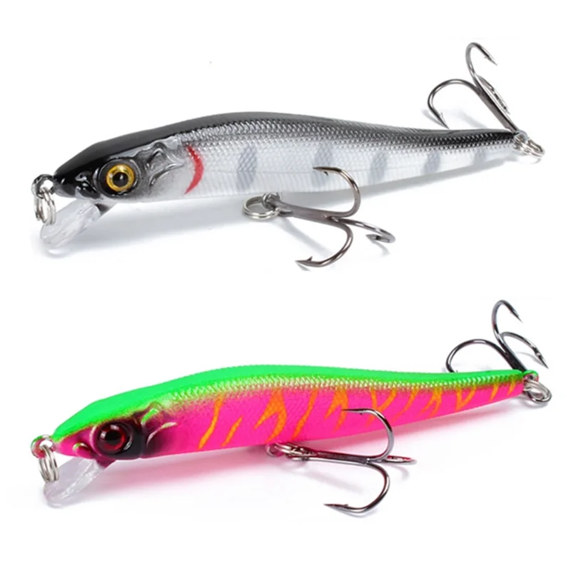 

1pcs Minnow Fishing Lure 3D Eyes 8.5cm/5.8g Crankbait Wobblers Artificial Hard Bait Bass Pike Carp Fishing Pesca