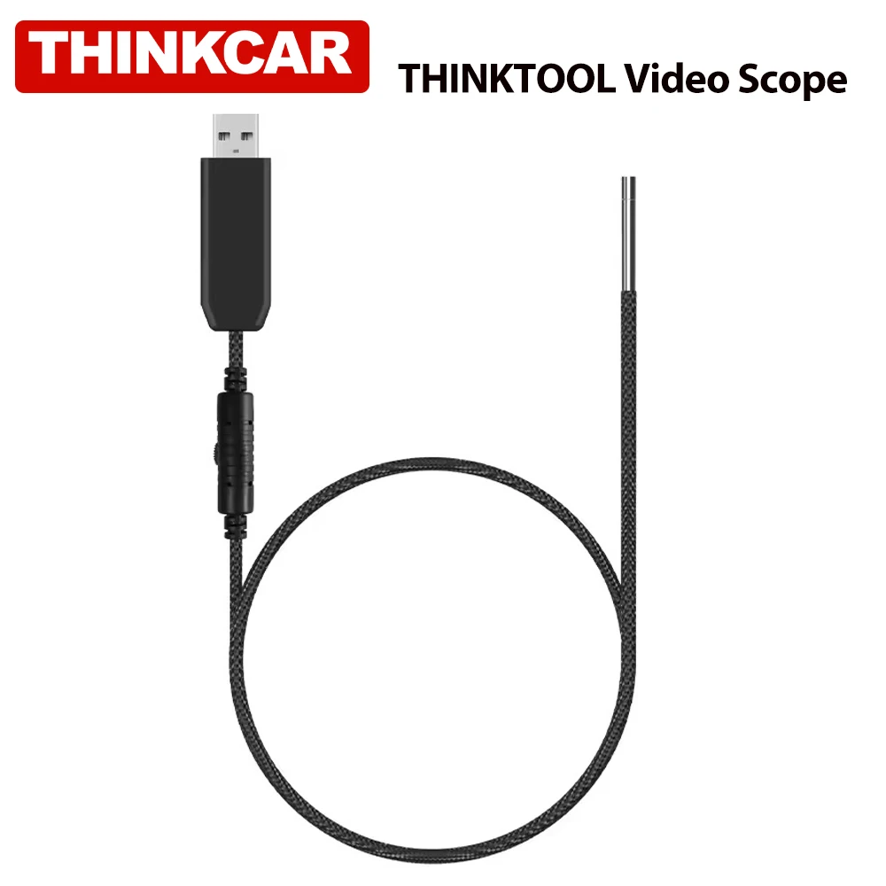 THINKCAR THINKTOOL Video Endoscope for THINKSCAN 689BT, MUCAR 892BT, VO8 OBD2 Tool, USB Inspection Scope Camera