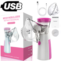 Mini Portable Nebulizer Medical Silent Mesh Nebulizer Handheld Adult Children Atomizer Asthma Inhaler Home Nebulizer Humidifier
