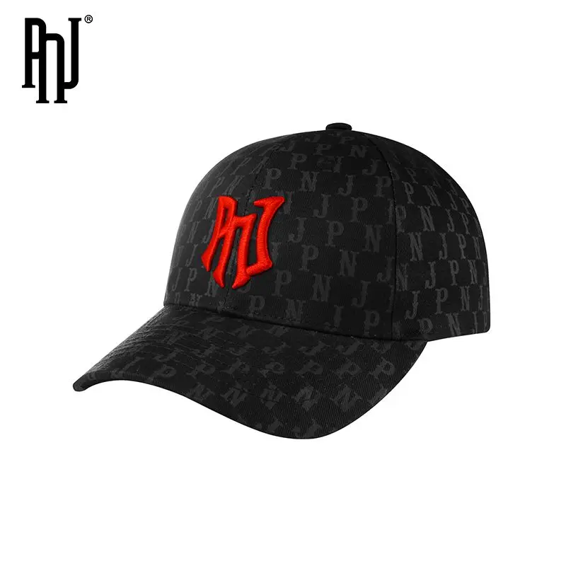 PNJ Classic Trend Adjustable Cap Lovers Fashionable Outdoor Leisure Sports Black Baseball Cap