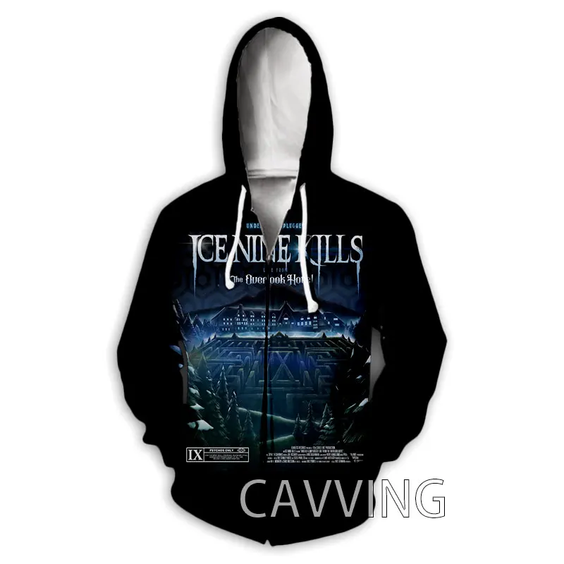 CAVVING 3D Printed   Ice Nine Kills Band   Zipper Hoodies Zip Hooded Sweatshirt Harajuku Hoodie Sweatshirt for Men/women