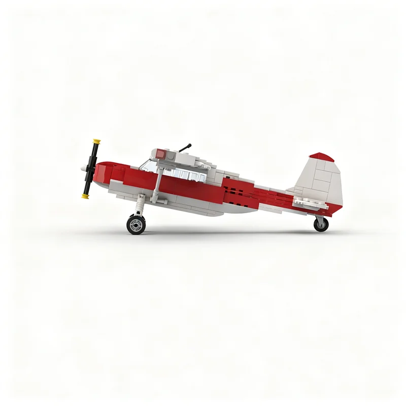 ตัวต่อ MOC ชุดสนามบินเมือง 283 ชิ้น แบบจำลองเครื่องบินเซสนา ของเล่นสร้างสรรค์ DIY ชุดประกอบสถาปัตยกรรม ของเล่นเสริมพัฒนาการ ของขวัญคริสต์มาส