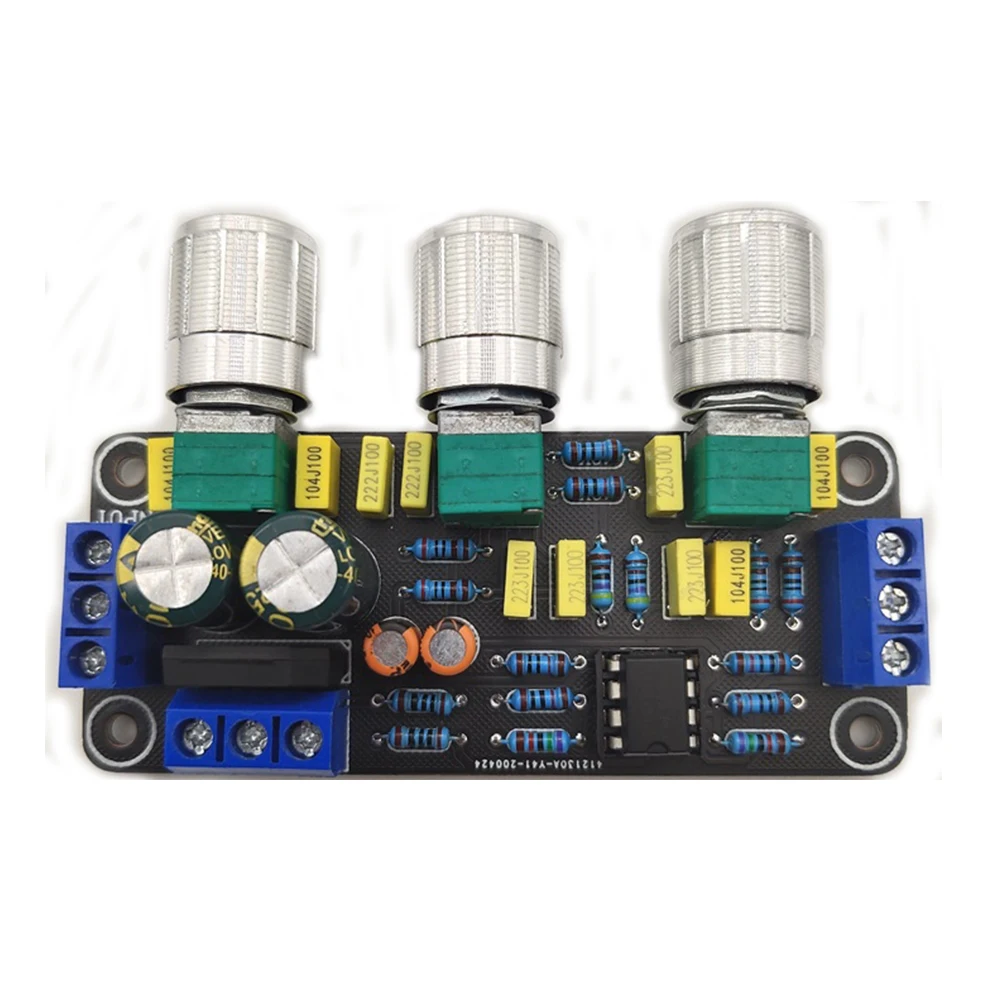 SXL-NE5532 NE5532 Mini Amplifier AMP Front Stage Board Preamplifier HIFI Amplifier 2.0 Tone Board Dual Power Supply 9V-15V