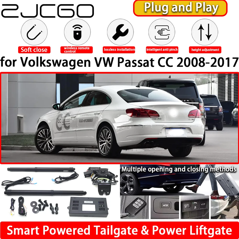 

ZJCGO for Volkswagen VW Passat CC 2008-2017 OEM Automatic Electric Powered Tailgate Power Liftgate Tail Gate Lift Kit System