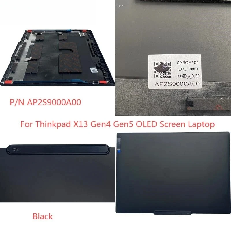 Shell Top Lid LCD Screen Rear Cover Back Case for Lenovo Thinkpad X13 Gen 4 5  AP2S9000A00 5CB1L57785 5CB1L57806 AP2S9000600