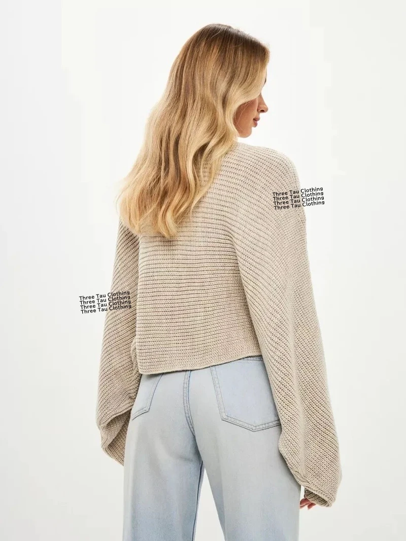 الخريف المحاصيل القمم سترة المرأة غير النظامية تصميم تريكو الخفافيش على شكل التنقل متماسكة لاعبا بدعة قارب الرقبة البلوز عادي البلوزات