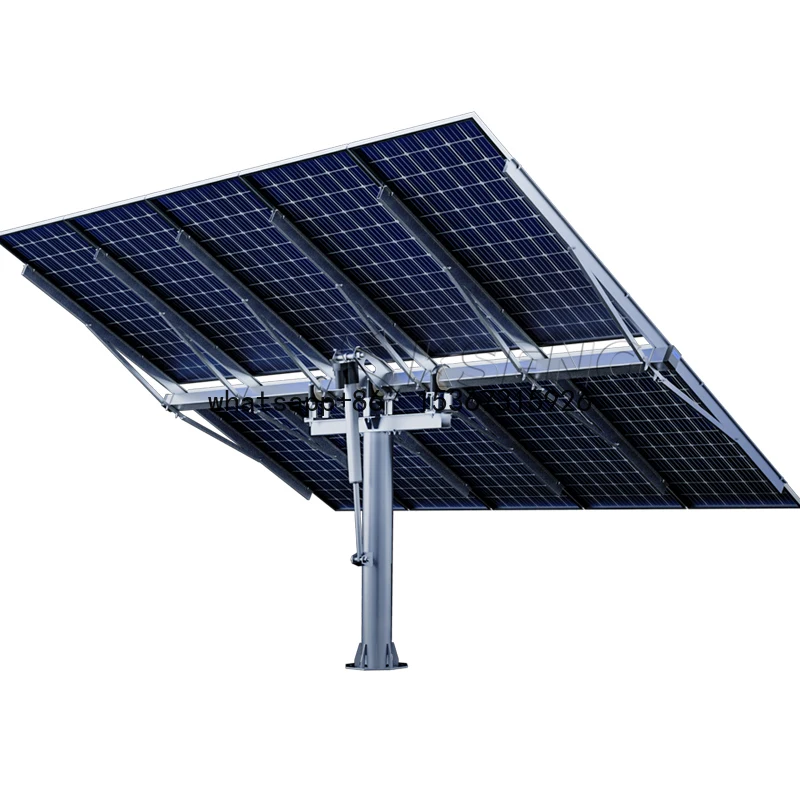 Professional Factory Made Solar Tracking Controller Single Post Solar Tracking System Single Axis Solar Tracker