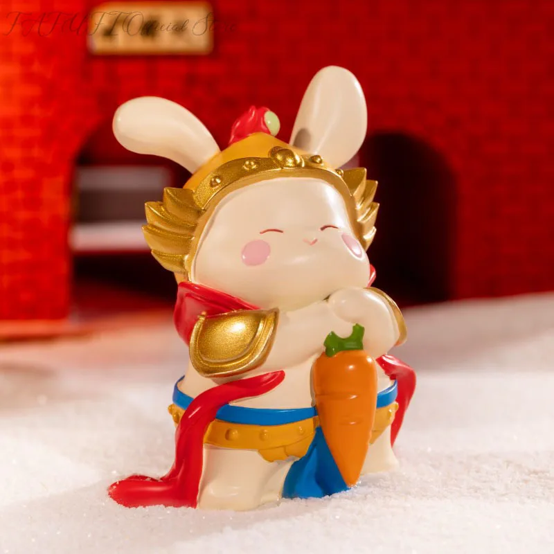 The Forbidden City Cultural Creation Door God Rabbit Office Desktop Decorations Suit Rabbit Zodiac Year New Year Gift