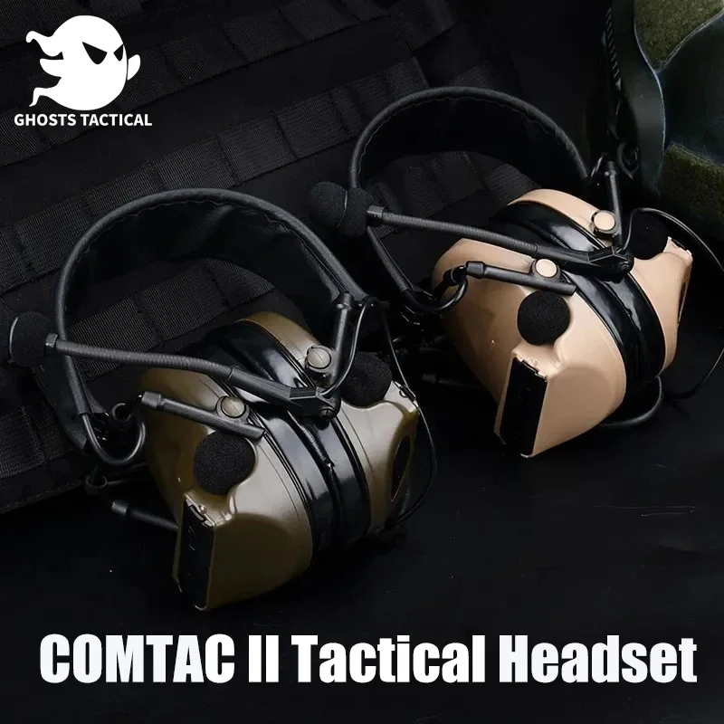 

Тактический военный шлем C2 COMTAC IINoise-подавляющая гарнитура shoot Outdoor Hunting наушники Airsoft Kenwood U94 PTT гарнитура