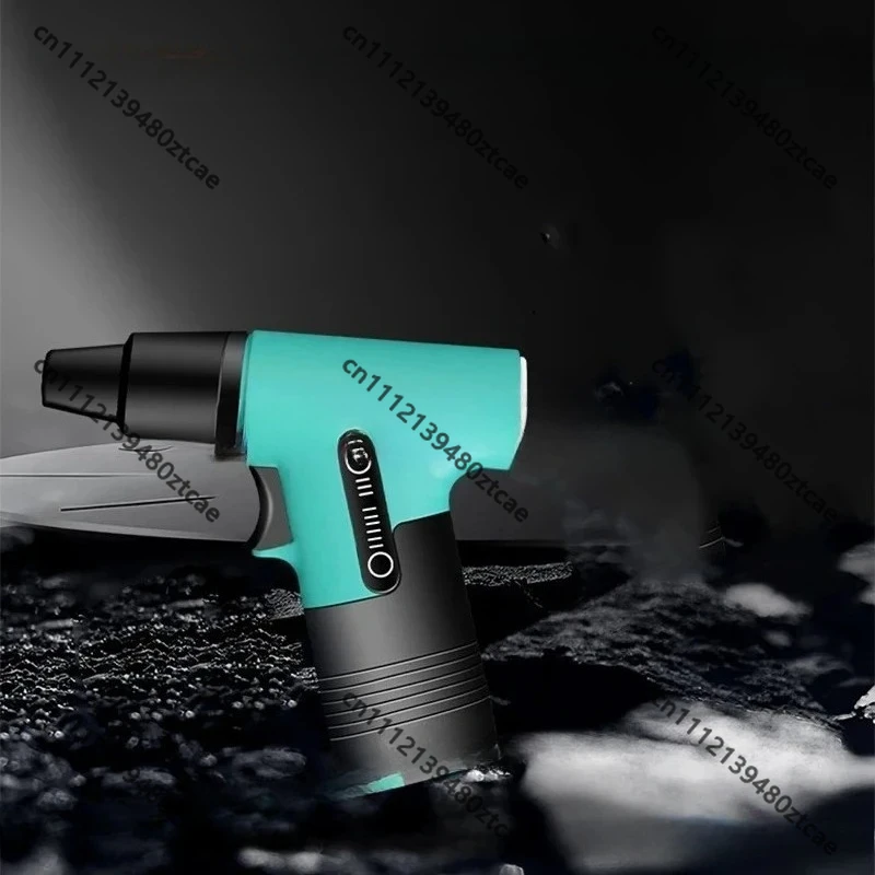 Brushless Turbo Jet Fan 3000mAh 7.4V Rechargeable Blower 3 Speed Blowing Suction Dual Purpose Portable Powerful Air Cleaner