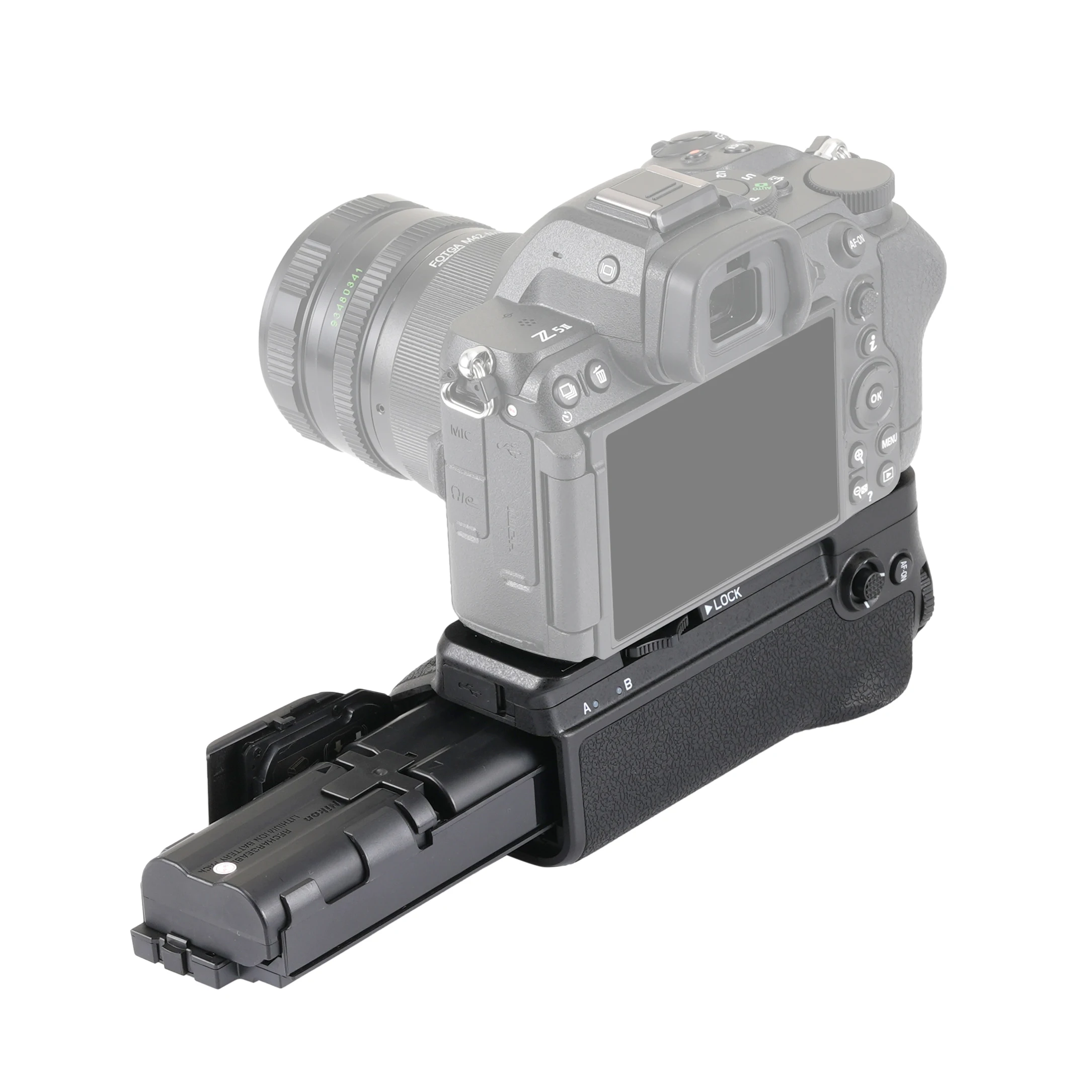 FOTGA Vertical Battery Grip Holder Power For Nikon Z6 III Z5II Camera EN-EL15C MB-N14 Z6 III Battery Grip Photography Accessorie