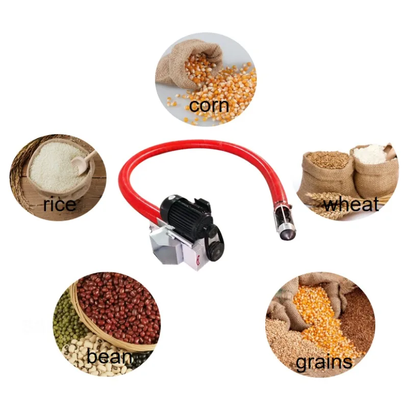 2024 New Arrival Grain Suction Machine Flexible Hose Spiral Pipe Auger Cement Sand Powder Flexible Tube Screw Conveyor