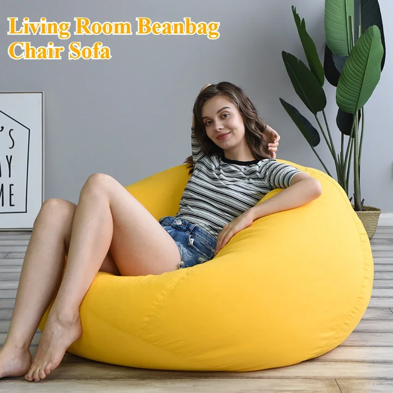 Bean Bag Sofa Chair Soft and Comfortable Easy to Move Living Room Bedroom Small Apartment Sofa Single Balcony Lounge Chair Sofa