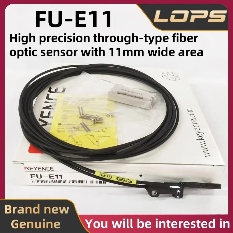 

FU-E11 New original KEYENCE high precision through-type fiber optic sensor with 11mm wide area