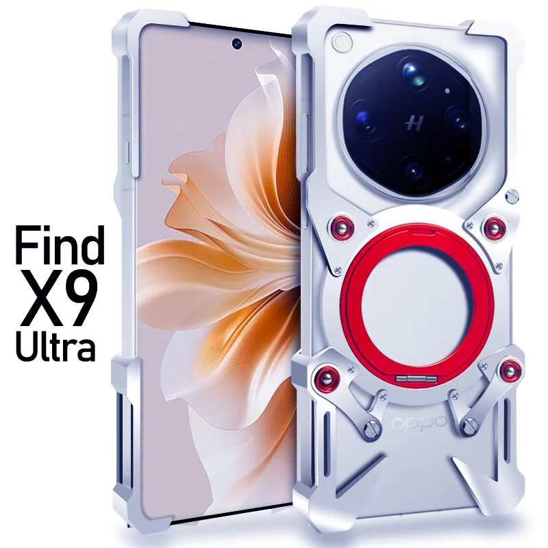 

Luxury 360° Rotating bracket metal Back Cover For Oppo Find X9 Ultra X8 X8s X9s Pro X8s+ Magnetic Fall prevention Phone Case