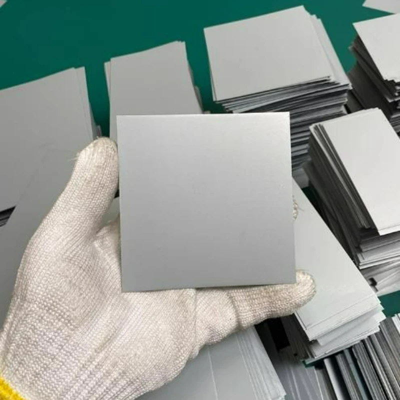 10Pcs Galvanized Electrolytic Iron Sheet Rectangular Anti-rust Iron Thickness 0.5mm Thin Iron Plate Processing Custom