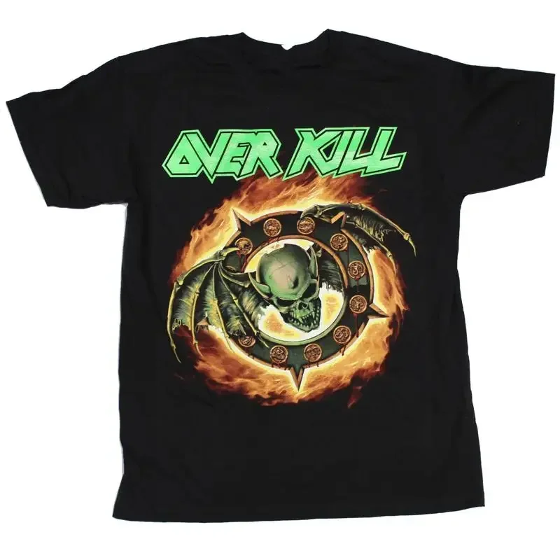 Overkill band black T shirt Cotton For men Women All Size S 4XL