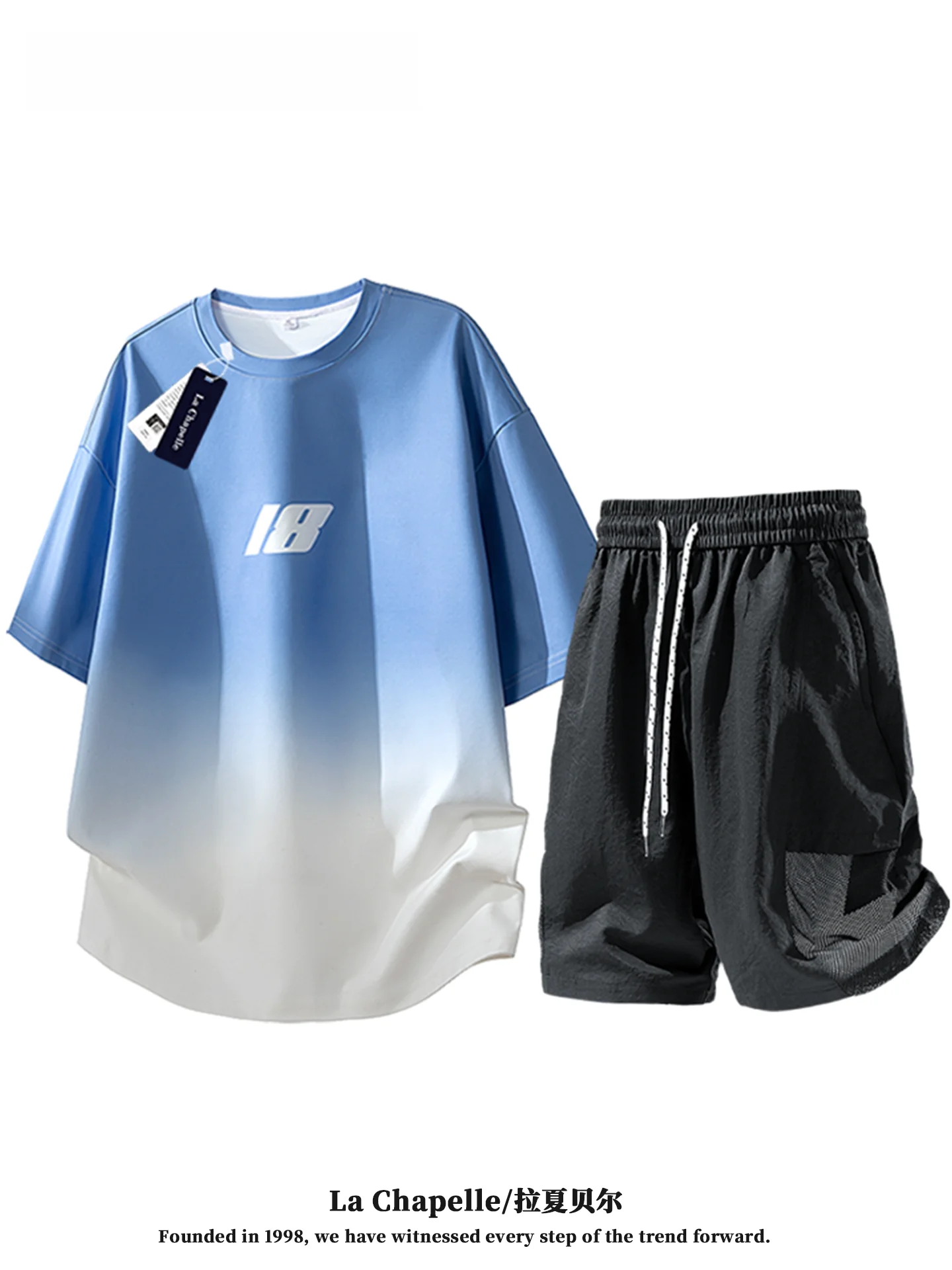 completo-sportivo-casual-da-uomo-la-chapelle-estate-2026-in-seta-ghiaccio-sfumata-a-maniche-corte-e-pantaloncini-vestibilita-ampia-due-pezzi