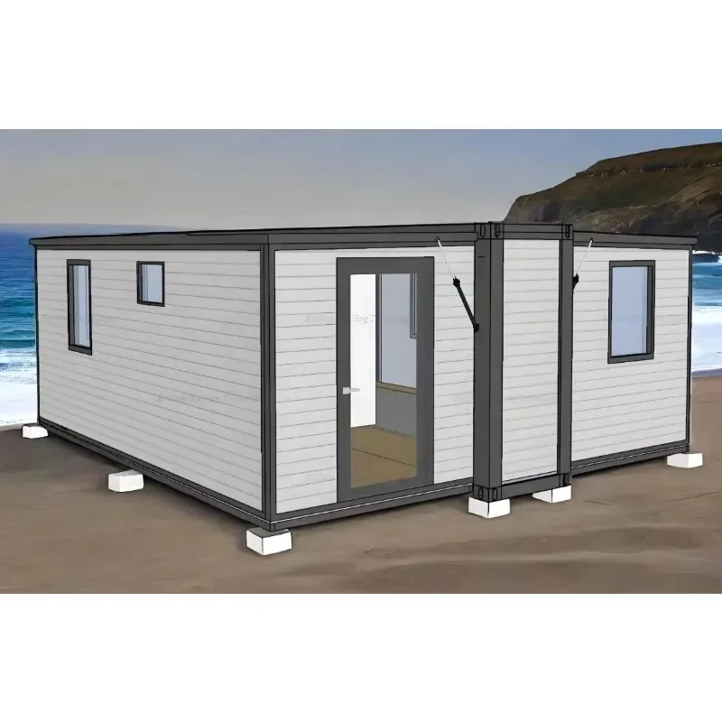 YG Customized 20Ft 40 Ft Prefabricated House Made Of Sandwich Panel And Steel Apartment Hotel Warehouse Use Expandable Container