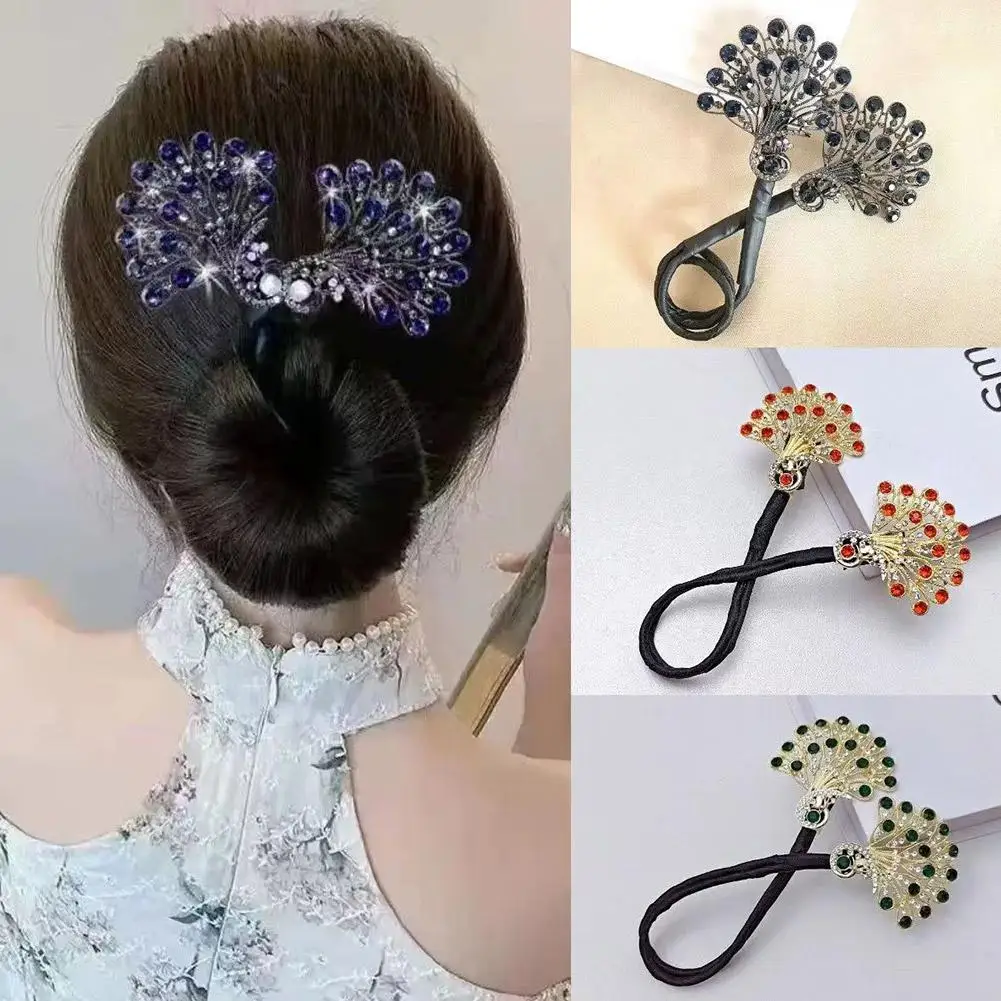 

Headband Roller Hair Curler Donut Bun Maker Lazy Hairpin Style Accessories Tool Twisted Style Korean Bow Hair Women's A8B8