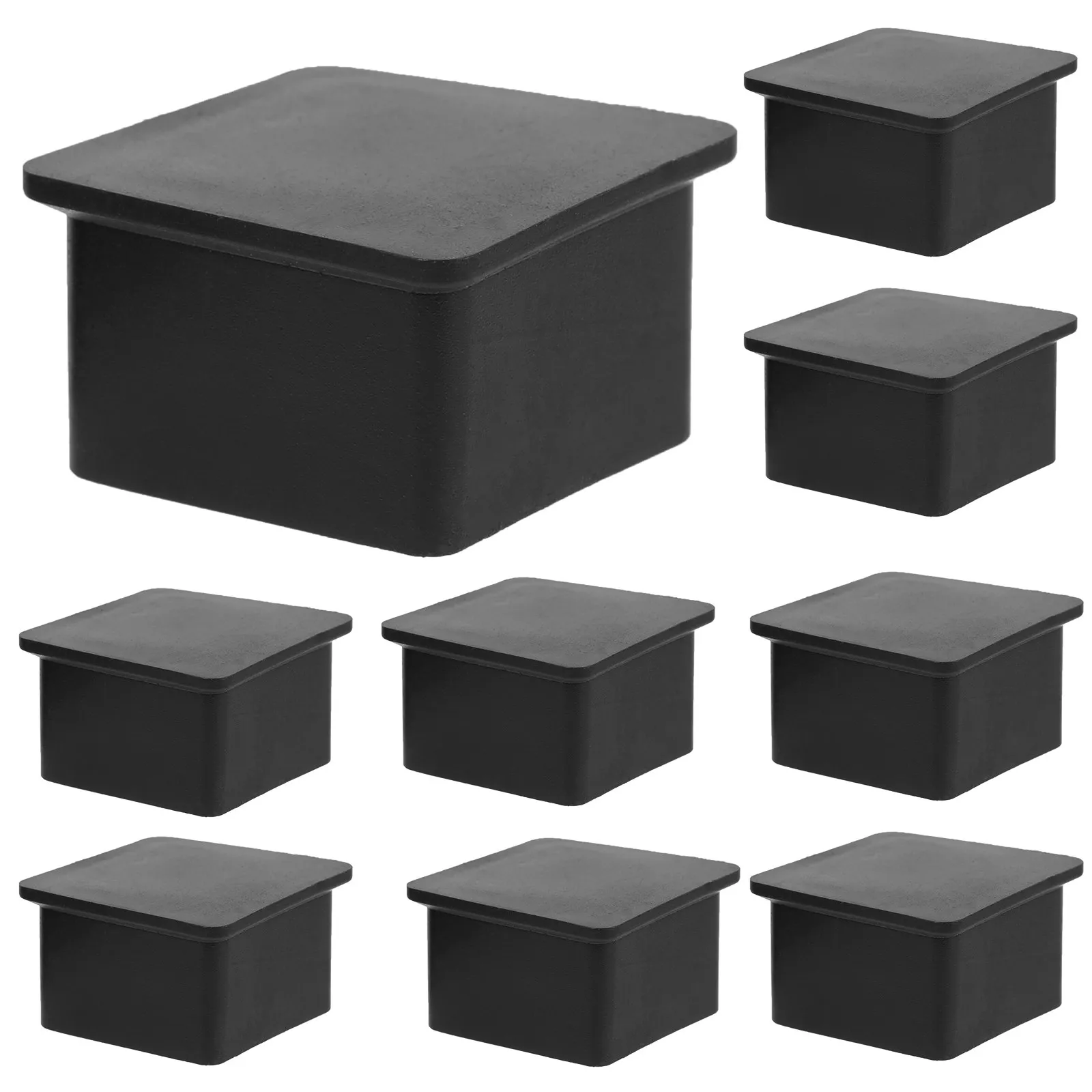 Square Chair Leg Protectors – 20pcs Quiet Floor Pads for Hard Floors, Furniture Protection