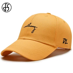 FS Khaki Yellow Luxury Brand Baseball Caps For Men Letter Embroidery Women Designer Hat Snapback Trucker Cap Gorras Hombre 2024