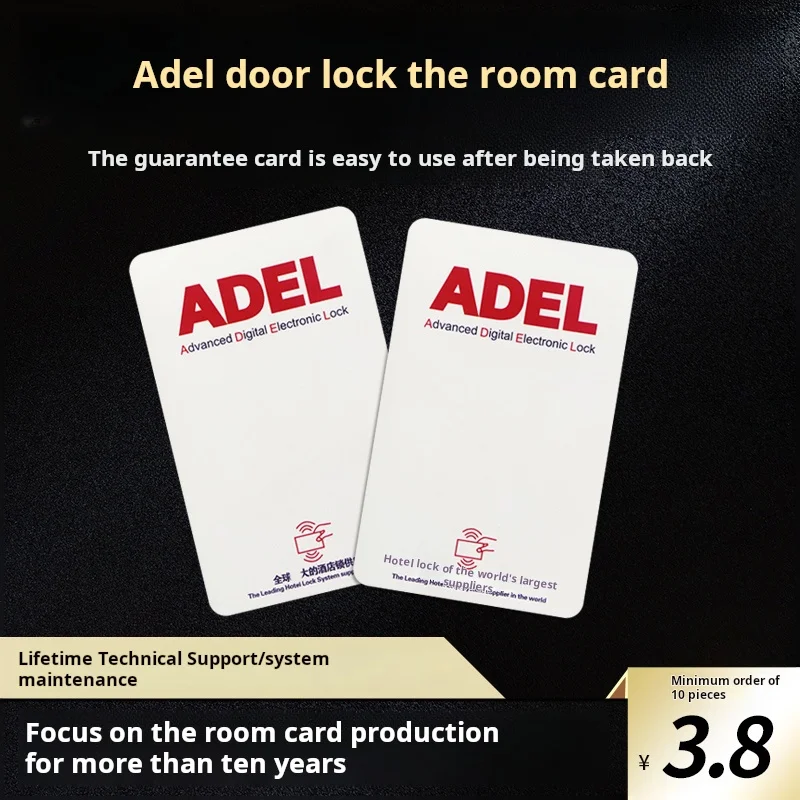 Adel Door Making Hotel The Room Proximity Universal Smart Door Lock Hotel Magnetic Card Customization Card S