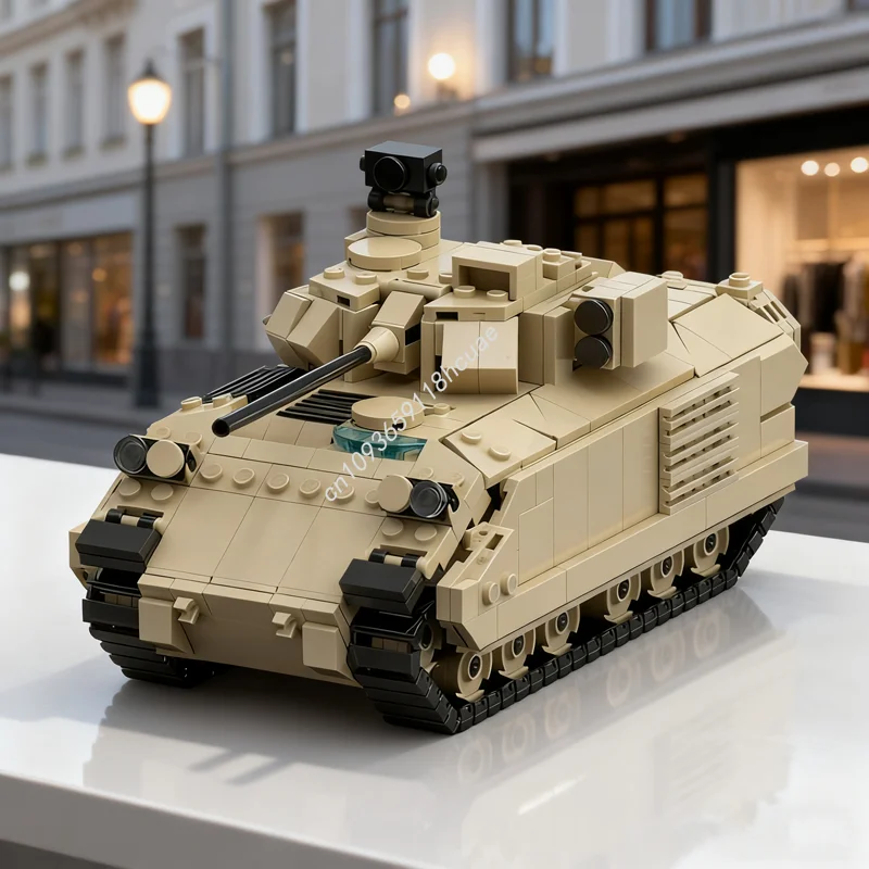 675 قطعة MOC برادلي خلق نموذج اللبنات العمارة تجميع الإبداعية هدية الكريسماس فكرة التعليم لعبة الطوب الاطفال