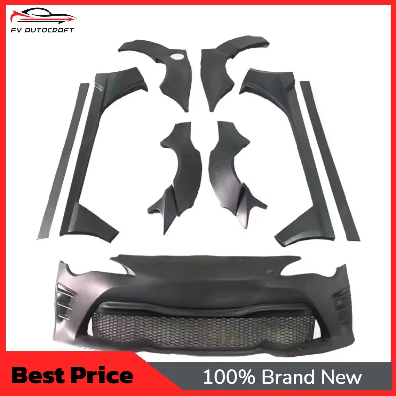 【2026】New Body Kit For Toyota 86 Car Kit Upgrade To Rally Backpack Style Front Bumper Wheel Eyebrow Side Skirts Conversion Body