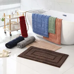 Soft Comfortable Thick Plush Floor Mat,Bathroom Floor Rug,Bedroom Carpet,Living Room Mat,Non-slip Rug,Water Absorption Anti-Slip