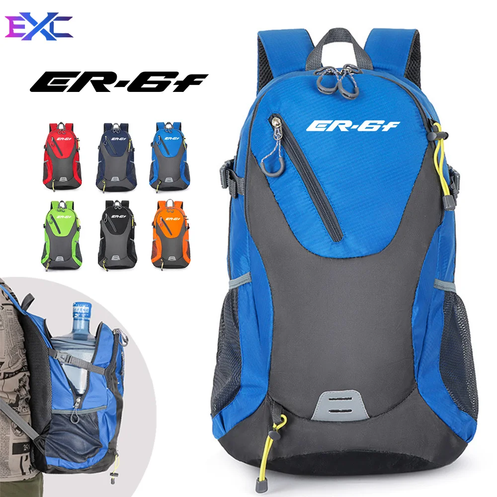 For KAWASAKI ER-6N ER-6F ER6N ER6F  ER 6N 6F 2020-2024 Carrying Waterproof Men Backpack Bag Motorcycle Accesssories