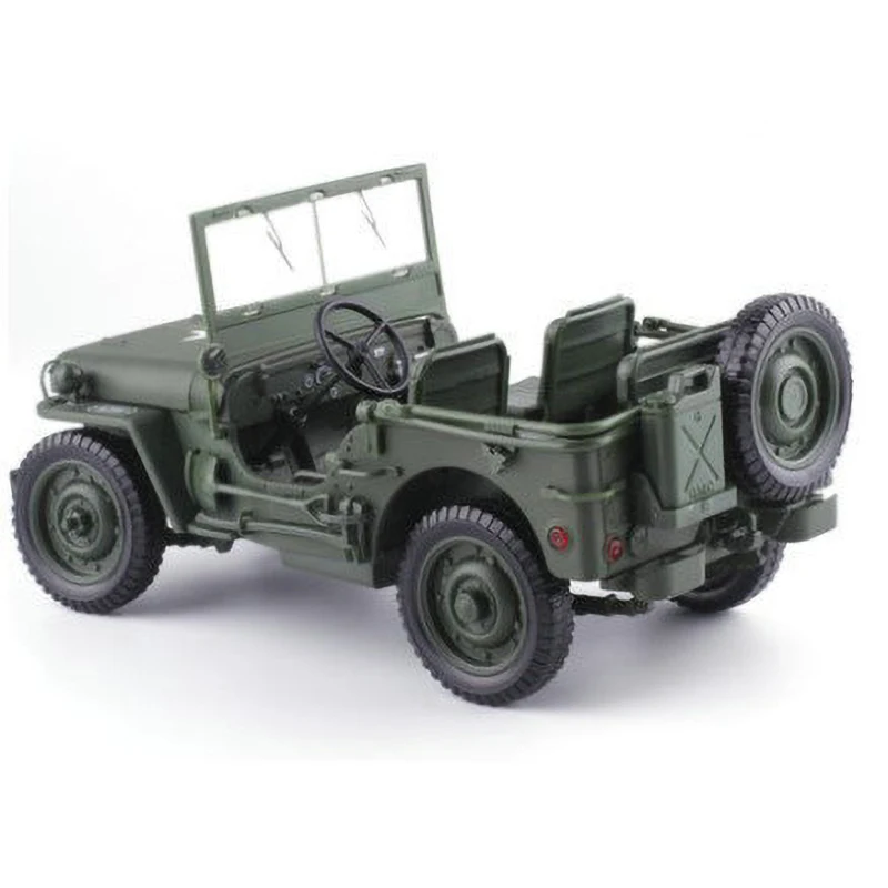 1:18 Tactical Military Model Old World War II Willis GP JEEPS Military Alloy Car Model Toys Gifts Boy Vehicles