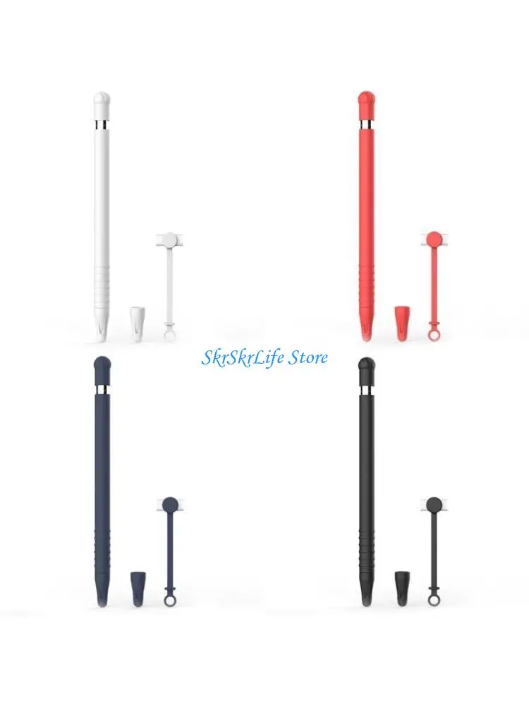 

E65E Silicone for Case Holder Sleeve Skin Pocket Cover Accessories Soft Grip Cap Holder for Pencil 1st Generat