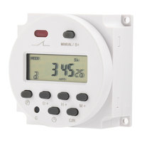 1 Second Interval 12V 24V 110V 220V Digital LCD Timer Switch 7 Days Weekly Programmable Time Relay Programmer CN101S