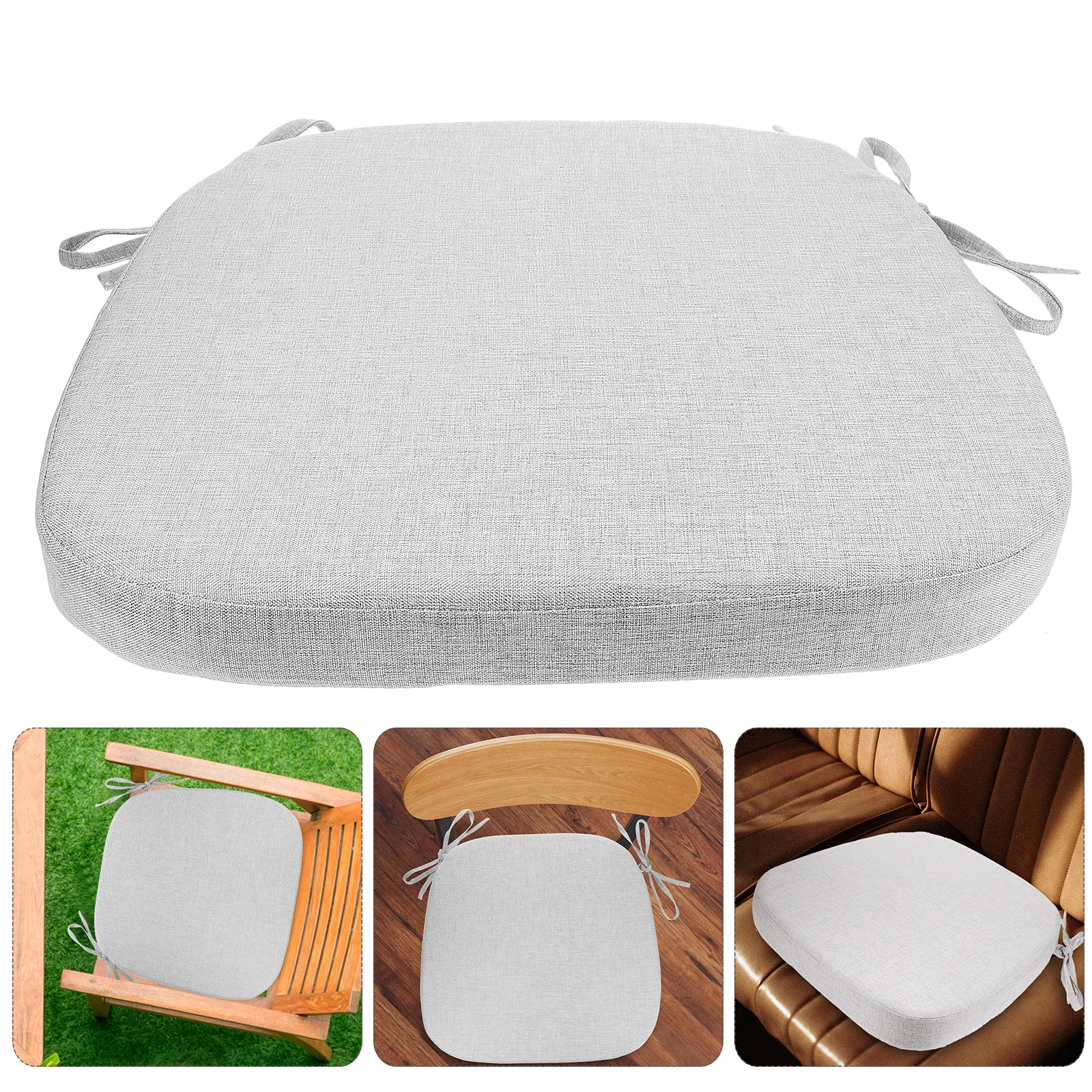 

1pc Sponge Height Booster Dining Chair Seat Cushion For Kids Toddlers Ergonomic Washable Thick Portable Chair Cushion For Home