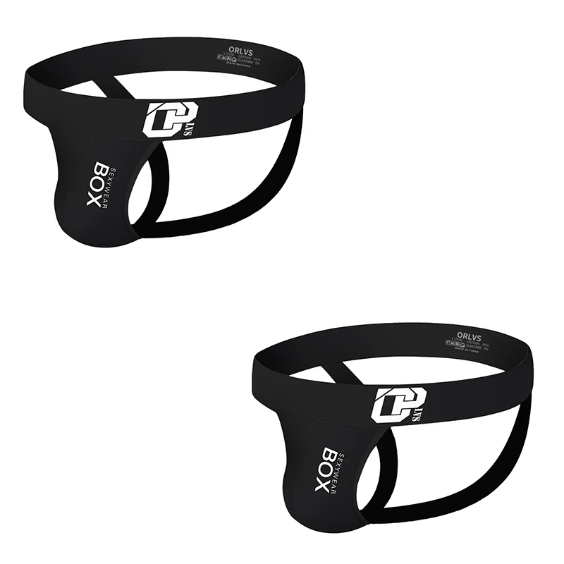 

CMENIN 2Pcs Sexy Gays Men Underwear Panties Breathable Cotton Men Thongs Sissy Bikini Man Jockstrap G String Thongs Men Lingerie