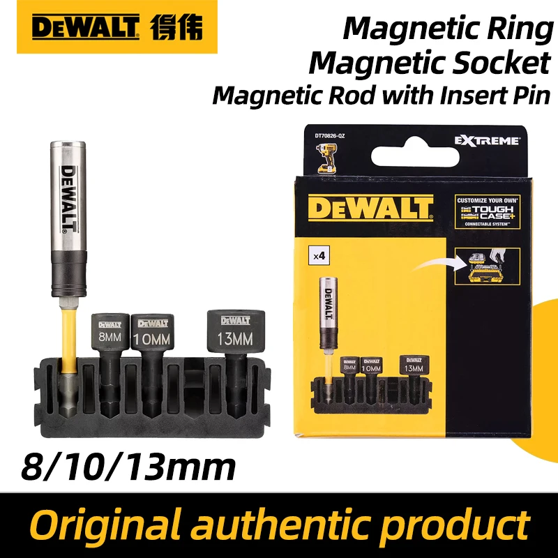 

Набор магнитных насадок для пневматического шуруповерта DEWALT 8/10/13 мм DT70826