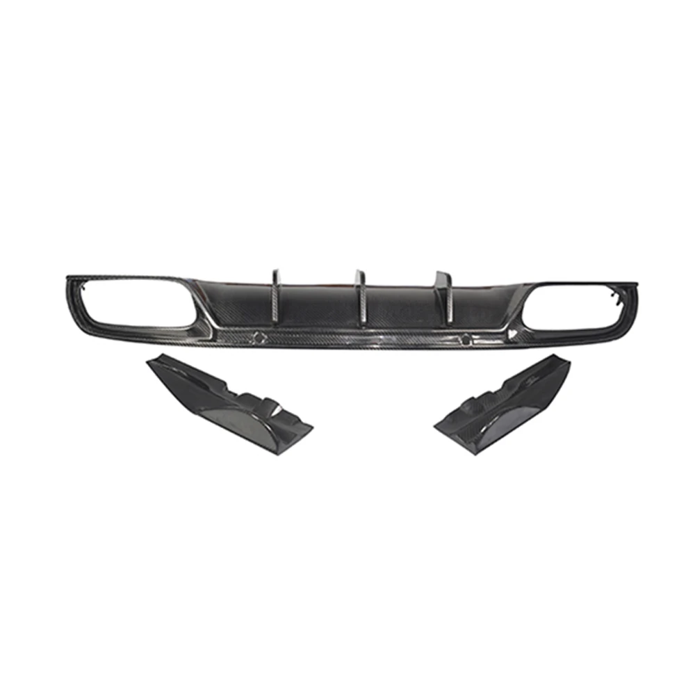 

High Quality Dry Carbon Fiber Rear Lip Light Diffuser Bumper Spoiler For BENZ AMG C43 W205 Coupe