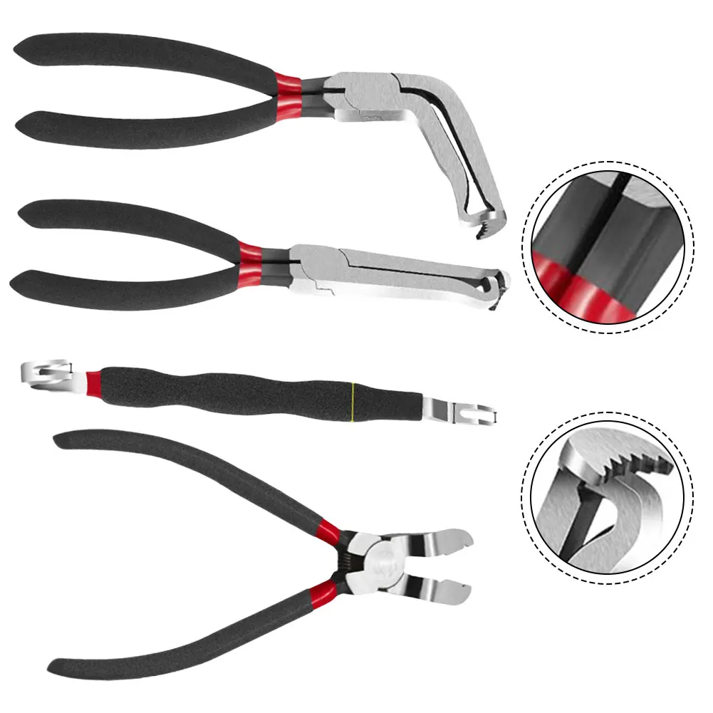 4PCS Car Electrical Disconnect Pliers 60 Degree Electrical Connector Separator Wiring  Repair Tools