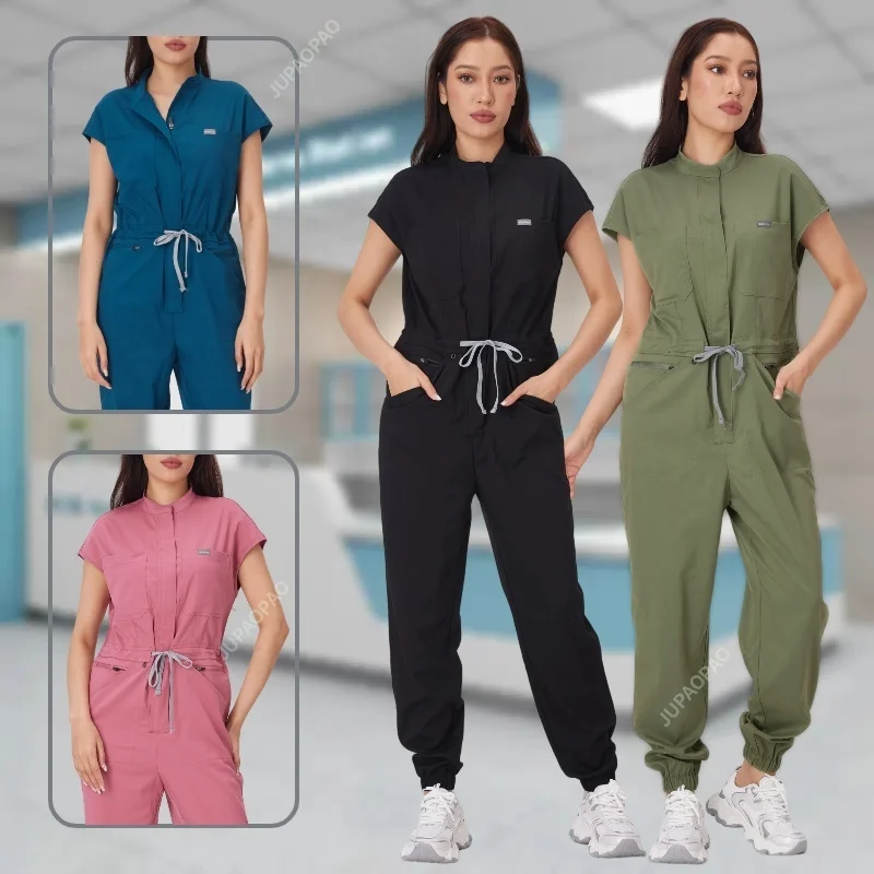 High-quality Beautician Gowns Medical Workwear Surgical Nursing Uniforms Pet Clinic Clothes Scrubs Uniforms Wholesale Jumpsuits