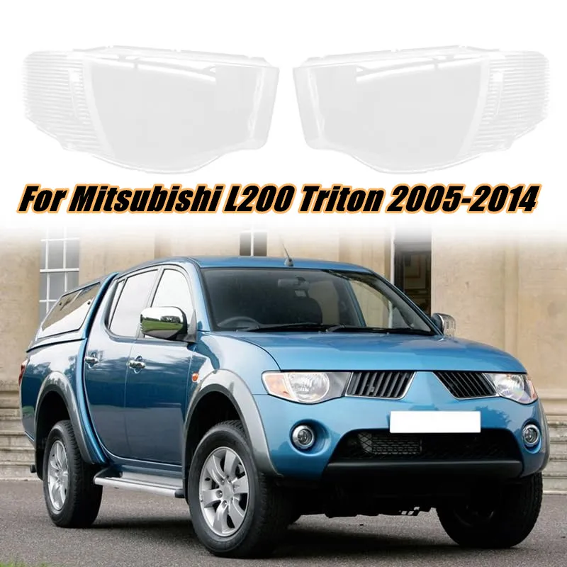 

Новая крышка объектива передней фары автомобиля, крышка объектива фары, крышка абажура для Mitsubishi Triton L200 2005-2014, крышка фары